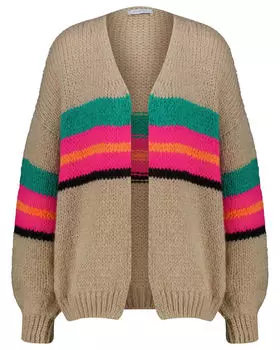Кардиган с шерстью Frogbox, мультиколор