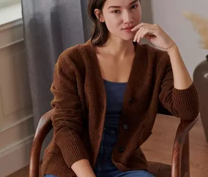 Кардиган с шерстью Tchibo