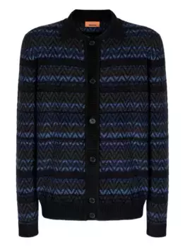 Кардиган с шевронным узором Missoni, черный