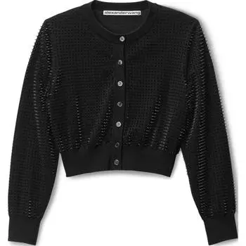 Кардиган с шипами Alexander Wang, черный