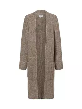 Кардиган с содержанием альпаки нузинди Nmph, бежевый