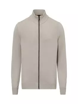 Кардиган с содержанием натуральной шерсти avac Boss Orange, бежевый