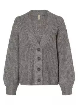 Кардиган с содержанием шерсти альпаки sc gunna 8 Soyaconcept, серый