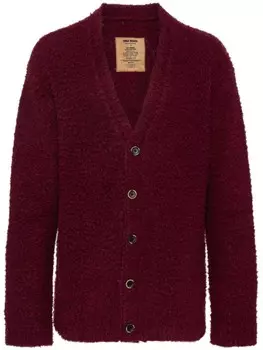 Кардиган с текстурной отделкой от Uma Wang, красный