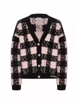Кардиган с узором Off-White, мультиколор
