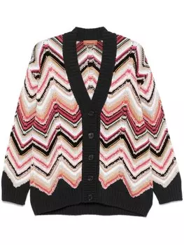 Кардиган с узором шеврон Missoni, черный