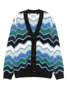 Кардиган с узором зигзаг Missoni, синий