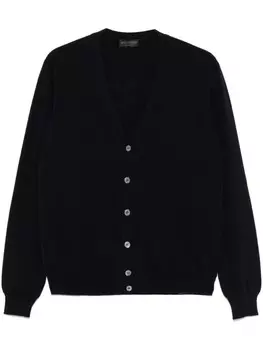 Кардиган с V-образным вырезом Dell'oglio, синий