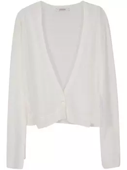 Кардиган с V-образным вырезом Dorothee Schumacher, белый