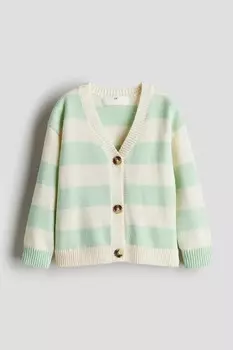 Кардиган с v-образным вырезом H&M, мультиколор