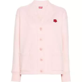 Кардиган с V-образным вырезом и застежкой на пуговицы Boke Flower KENZO, розовый