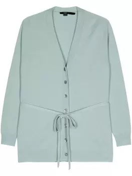 Кардиган с V-образным вырезом из смеси шерсти и кашемира Seventy, зеленый