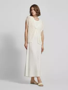 Кардиган с V-образным вырезом Milano Italy, кремовый