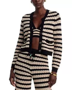 Кардиган с V-образным вырезом Orla L'AGENCE, мультиколор