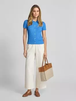Кардиган с воротником-поло Polo Ralph Lauren, синий