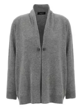 Кардиган с воротником-шалькой Fabiana Filippi, серый