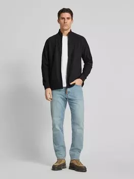 Кардиган с воротником-стойкой camel active, графит