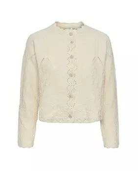 Кардиган с воротником Yas, бежевый