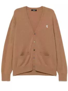 Кардиган с вышитым логотипом Undercover, нейтральный