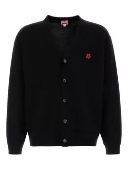 Кардиган с вышитым мотивом Kenzo, черный