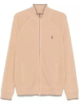 Кардиган с вышивкой Polo Pony Polo Ralph Lauren, нейтральный цвет
