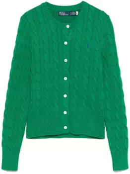 Кардиган с вышивкой Polo Pony POLO RALPH LAUREN, зеленый