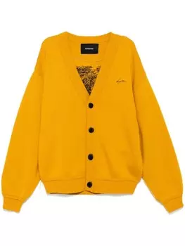 Кардиган с вышивкой SONGZIO, желтый