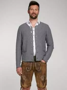 Кардиган с вышивкой Spieth & Wenksy, серый