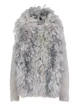 Кардиган с высоким воротником GIORGIO ARMANI, розовый