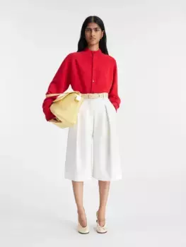 Кардиган с высоким воротником Питатто Jacquemus, красный