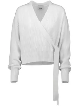 Кардиган с запахом Allude, белый