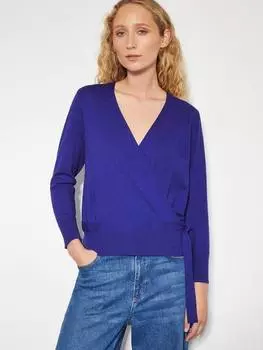 Кардиган с запахом от райли Monsoon, цвет Cobalt