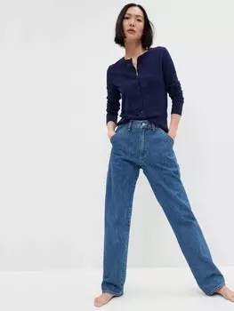 Кардиган с застежкой на пуговицы Gap, синий