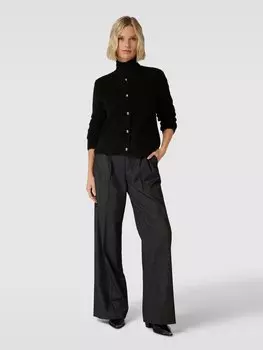 Кардиган с застежкой на пуговицы, модель «Dalora» OPUS, черный