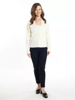 Кардиган с жемчугом Usha, белый