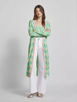 Кардиган с зигзагообразным узором Milano Italy