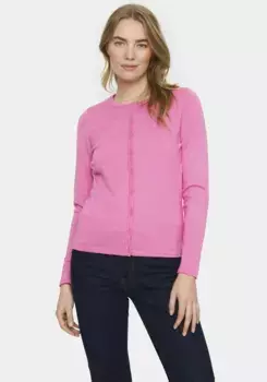 Кардиган Saint Tropez "A8661, MilaSZ Кардиган с R-образным вырезом", розовый
