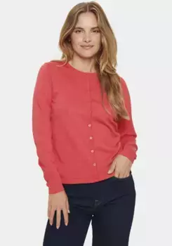 Кардиган Saint Tropez "A8661, MilaSZ Кардиган с R-образным вырезом", цвет Cayenne