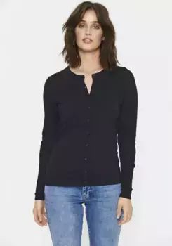 Кардиган Saint Tropez "MilaSZ A8661", смесь благородных материалов МНОГИХ ЦВЕТОВ, цвет Night Sky