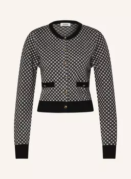 Кардиган SANDRO, черный/белый