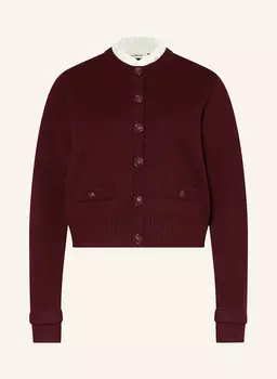 Кардиган SANDRO, темно-красный
