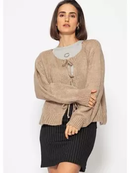 Кардиган SASSYCLASSY, бежевый