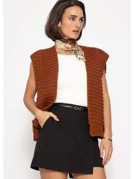 Кардиган SASSYCLASSY, цвет rostbraun