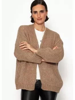 Кардиган SASSYCLASSY, коричневый