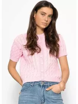 Кардиган SASSYCLASSY, розовый