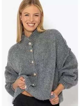 Кардиган SASSYCLASSY, серый