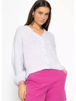 Кардиган SASSYCLASSY, сиреневый