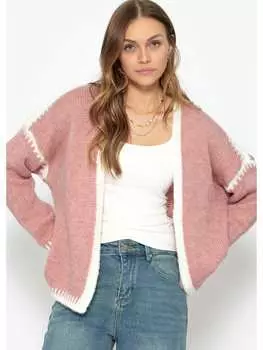 Кардиган SASSYCLASSY, старый розовый