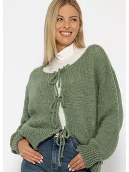 Кардиган SASSYCLASSY, зеленый