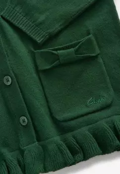 Кардиган School Clarks, зеленый